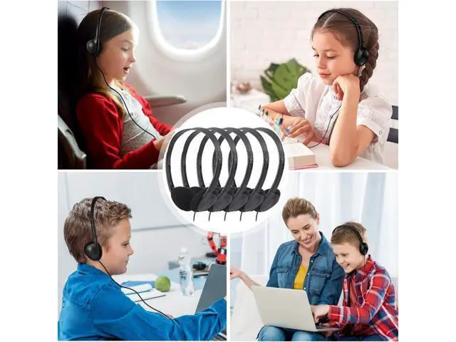 Alt view image 6 of 7 - Kids Headphones Bulk 30 Pack for School Classroom Students Children Toddler Boys Girls Teen Adults