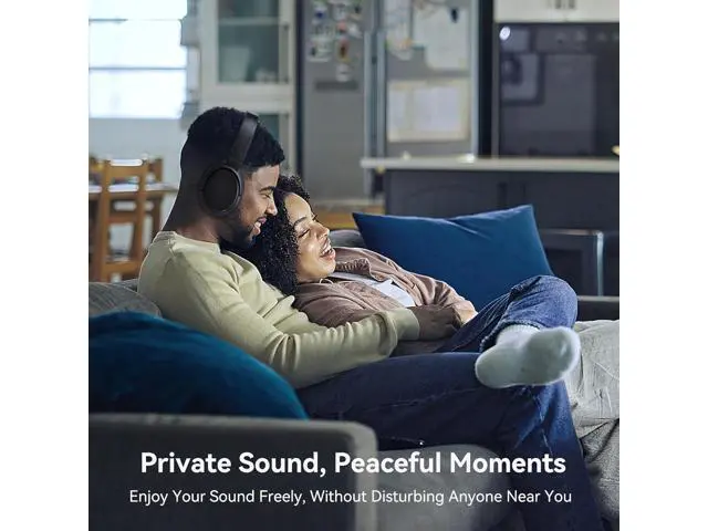 Alt view image 4 of 7 - Wireless Headphones for TV Watching, TV Headphones with Transmitter Charging Base, Bluetooth V5.3, No Lip-Sync Delay, Clear Voice, Plug & Play, Comfortable, Gifts for Elderly/Seniors