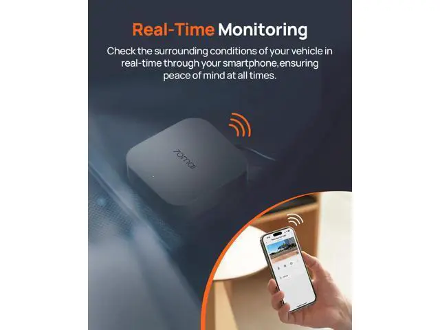 Alt view image 5 of 7 - 70mai 4G Hardwire Kit UP05, 4G Support, Type-C for Dash Cam A510, X800, A810, T800, 12V-30V to 5V/2.4A, Remote Monitoring, Low Voltage Protection, 24H Parking Mode, Compatible with AT&T SIM Cards only