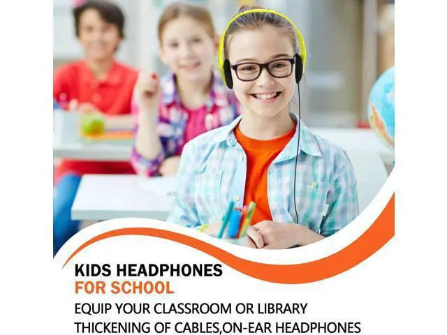 Alt view image 6 of 7 - Kids Headphones Bulk 50 Pack for School Classroom Students Children Toddler Boys Girls Teen Adults