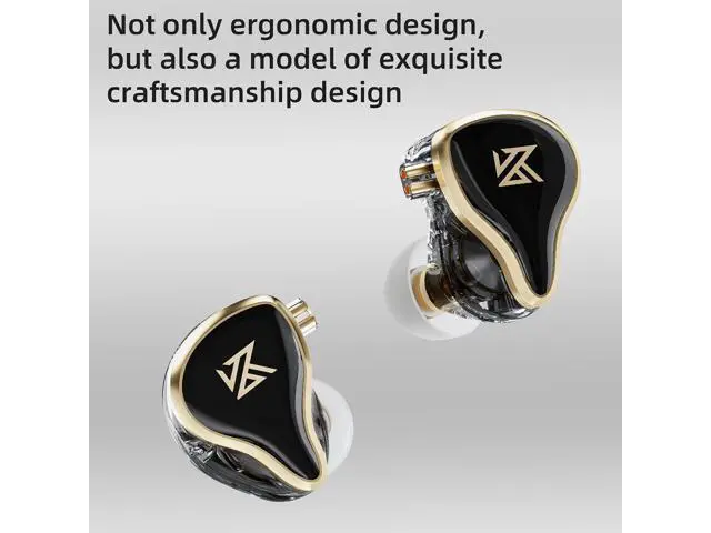 Alt view image 7 of 7 - KZ ZAS 7BA+1DD in Ear Monitor Headphones, Wired Earbuds 8 Hybrid Drivers HiFi Deep Bass Sound Isolating Earphone Clear Sound Secure Fit 8 Core Durable Cable Professional IEM (Without Mic, Black)
