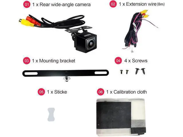 Alt view image 6 of 6 - ATOTO AC-HD03LR 720P Rearview Backup Camera (180° Wide-Angle), for ATOTO A6PF/PL/PP,S8 Models(Not for S8 MS/UN/PN/GEN4),VSV (Virtual Surround-View) Parking,LRV (Live Rear-View),Night Vision&Waterproof