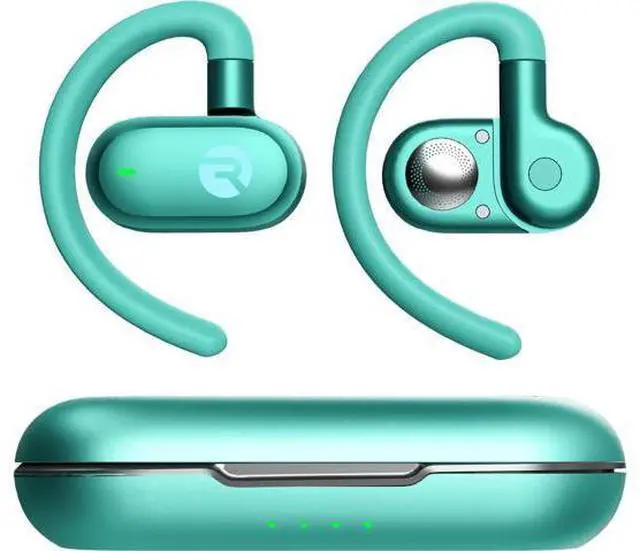 Main image of Raycon Fitness Open Ear Earbuds Open Ear Headphones, Earbuds Wireless Bluetooth, Running Headphones, Sweat & Water-Resistant Earphones, 40 Hours Battery Life (Mint)