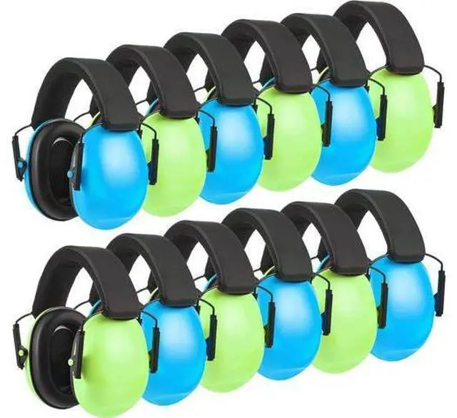 Main image of Amylove 12 Pcs Kids Ear Protection Noise Cancelling Headphones Ear Muffs Bulk 27db Adult Noise Reduction Hearing Earmuff(Universal Fit (kids & Adults),Fresh Style)