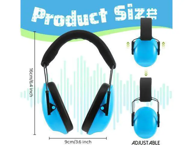 Alt view image 2 of 6 - Amylove 12 Pcs Kids Ear Protection Noise Cancelling Headphones Ear Muffs Bulk 27db Adult Noise Reduction Hearing Earmuff(Universal Fit (kids & Adults),Fresh Style)