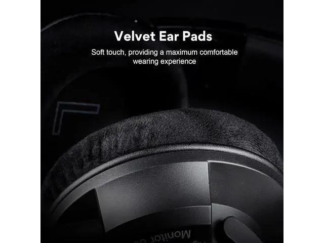 Alt view image 5 of 7 - OneOdio Monitor 80 Open Back Headphones- Studio Headphones for Mixing Mastering Editing, Wired Over Ear Headphones for Professional Studio Applications, 250 Ohm, Velour Earmuffs, Sound Isolation