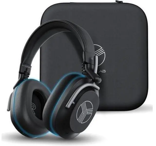 Main image of TREBLAB U5 - Hybrid Active Noise Cancelling Headphones Over-Ear Bluetooth 5.3, 55H Battery, Deep Bass, Multipoint, IPX4, Foldable, Mic for Calls, Wireless Headphones Foldable for Travel, Gym, Work