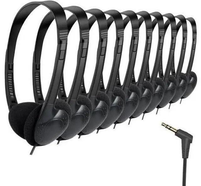 Main image of Kids Headphones Bulk 30 Pack for School Classroom Students Children Toddler Boys Girls Teen Adults