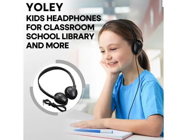 Alt view image 5 of 7 - Kids Headphones Bulk 30 Pack for School Classroom Students Children Toddler Boys Girls Teen Adults