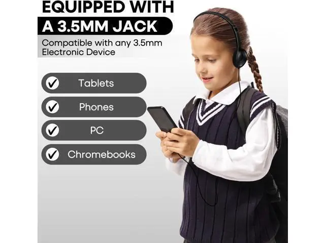 Alt view image 7 of 7 - Kids Headphones Bulk 30 Pack for School Classroom Students Children Toddler Boys Girls Teen Adults