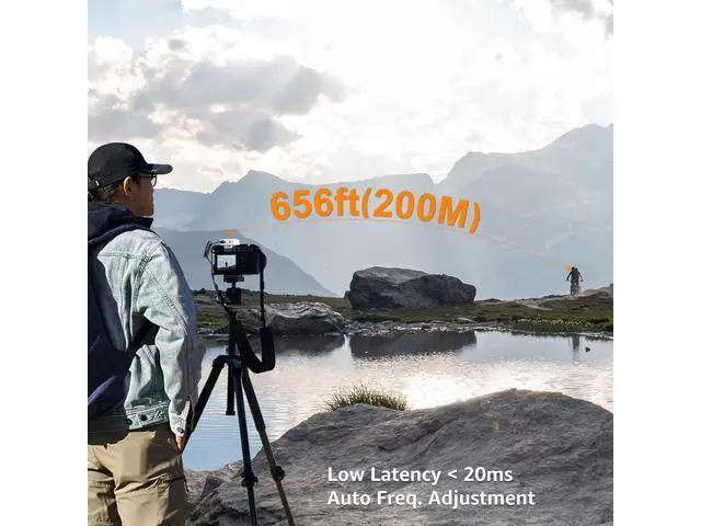 Alt view image 7 of 7 - COMICA BoomX-D2 Wireless Lavalier Microphone for iPhone, Android Camera, Dual Lapel Mic System with 2 Transmitters, 656ft Stable Range, Noise Cancelling, Ideal for Vlog, YouTube, Content Creators