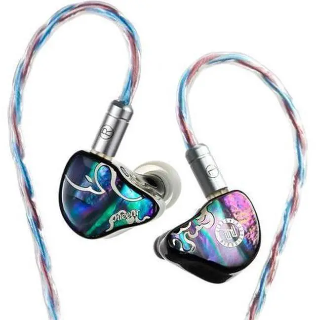 Main image of HiFiGo IEMs Juzear x Z Reviews Defiant in Ear Monitor, 1DD +3BA Hybrid Drivers Earphone, HiFi Wired Gaming IEM Earbuds with Detachable Cable for Musician Audiophile Gamer (Rainbow)