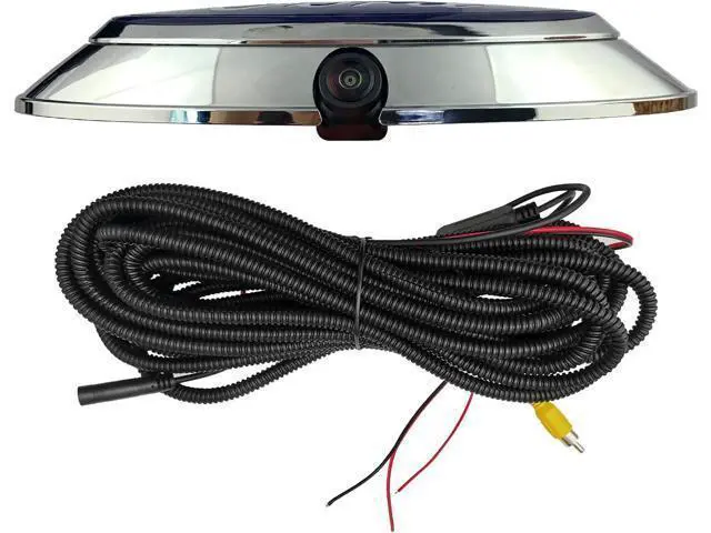 Alt view image 3 of 7 - Aftermarket Emblem Backup Camera for Ford F150 F250 F350 F450 F550 (2004-2016), HD 700TVL Night Vision, RCA Input Reverse Camera, IP69K Waterproof for Trucks