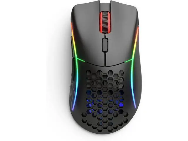 Alt view image 4 of 7 - Glorious Gaming Model D- (Small) Wireless Gaming Mouse - 67g Superlight Honeycomb Design, RGB, Ergonomic, Lag Free 2.4GHz Wireless, Up to 71 Hours Battery - Black
