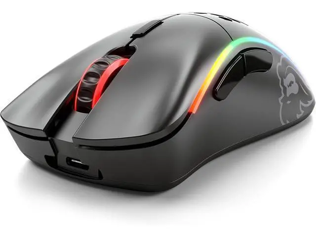Alt view image 5 of 7 - Glorious Gaming Model D- (Small) Wireless Gaming Mouse - 67g Superlight Honeycomb Design, RGB, Ergonomic, Lag Free 2.4GHz Wireless, Up to 71 Hours Battery - Black