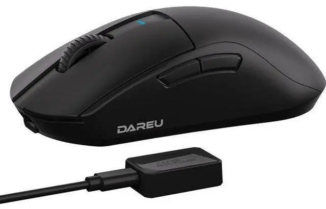Main image of DAREU A950pro 4K Wireless Gaming Mouse:55g Ultra-Lightweight,4KHz Polling Rate,PAW3395 Optical Sensor,26K DPI,5 Programmable Buttons,Support 15min Fast Charging &Tri-Mode Connection (Black)