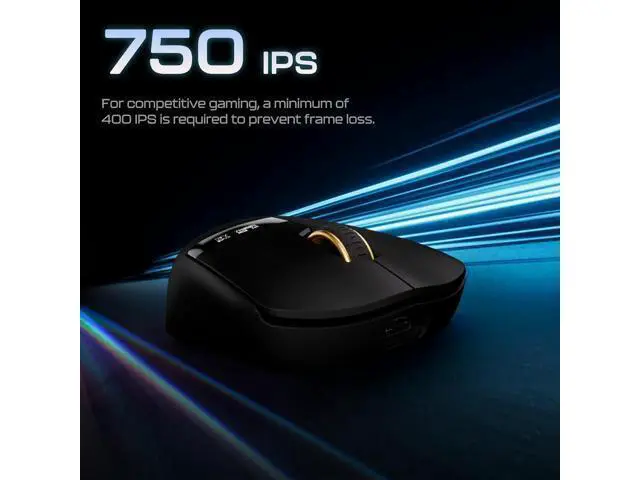 Alt view image 7 of 7 - OOCTPK Chilkey Wireless Mouse, Glacier LW 8K L Gaming Mouse with LCD Screen, 8K Polling Rate, 30000 DPI Optical Tracking, 750 IPS, Bluetooth/2.4GHz/USB-C, 47g Ultra-Lightweight, 100 Million Clicks