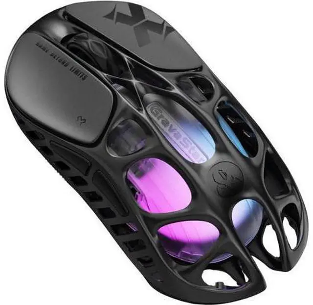 Main image of GravaStar Mercury X Wireless Gaming Mouse 32,000 DPI PAW 3950 Sensor, 1000Hz Polling Rate, Only 49g, Magnesium Alloy Hollow Frame, RGB Lighting, 5 Programmable Buttons