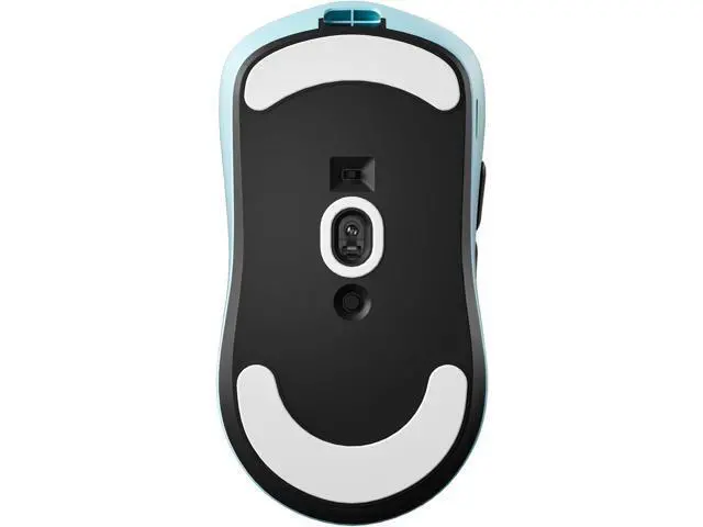 Alt view image 4 of 7 - V6 Gaming Mouse, Ultra-Lightweight 40g, No Hole, Symmetrical Shape, Pixart 3950, Web Based Driver, for Claw and Fingertip Gamers, 8K Dongle Included (Blue)