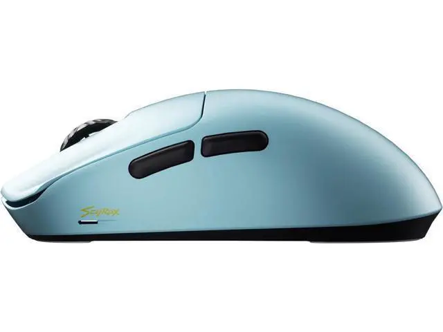 Alt view image 6 of 7 - V6 Gaming Mouse, Ultra-Lightweight 40g, No Hole, Symmetrical Shape, Pixart 3950, Web Based Driver, for Claw and Fingertip Gamers, 8K Dongle Included (Blue)