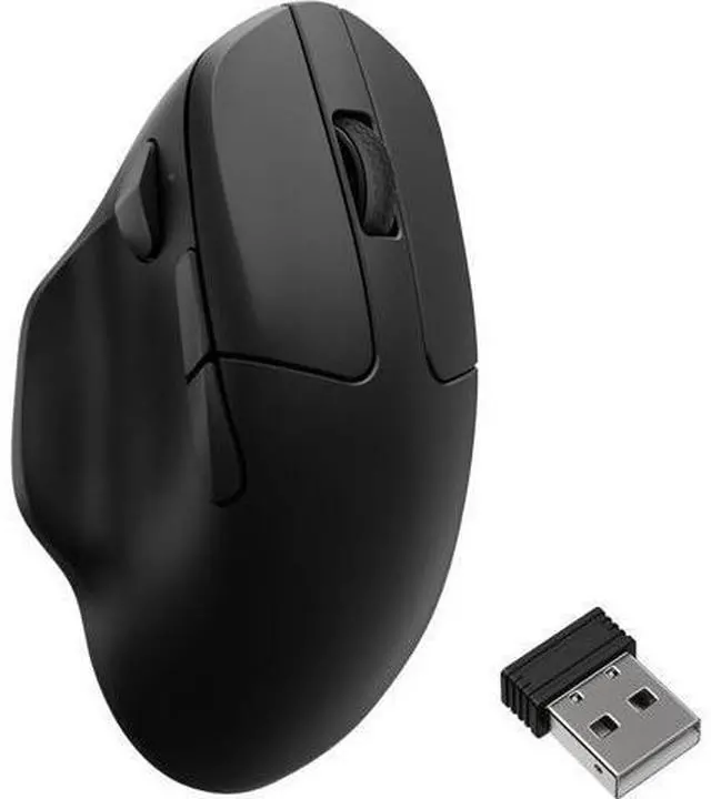 Main image of Keychron M7 8K Wireless Mouse, 30K DPI Optical Computer Mice, 2.4 GHz/Bluetooth/Wired with Macro Button 66g Lightweight Ergonomic, Up to 140 Hours Worktime for Laptop macOS/Windows - Black