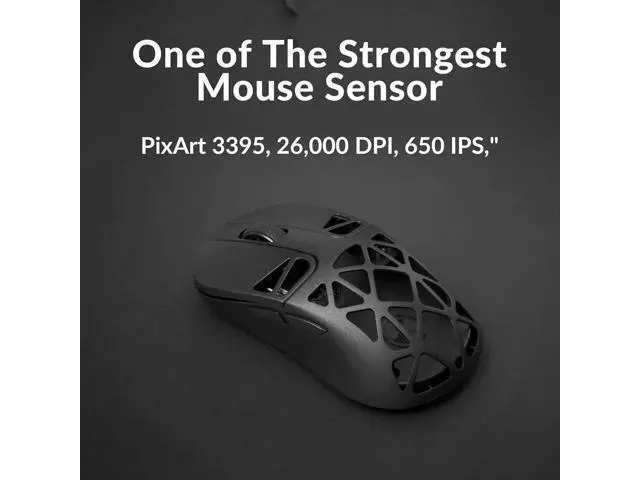 Alt view image 5 of 7 - Keychron M3 Mini 4K Wireless Bluetooth 5.1/2.4 GHz/Wired Optical Mouse, Ultra-Lightweight 65g Programmable PixArt 3395 Sensor with up to 26,000 DPI/ 650 IPS for Windows Mac Linux - Metallic Black