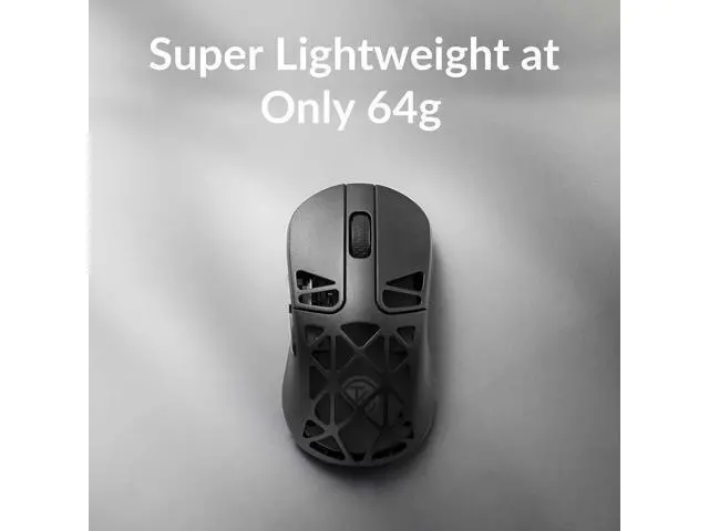 Alt view image 7 of 7 - Keychron M3 Mini 4K Wireless Bluetooth 5.1/2.4 GHz/Wired Optical Mouse, Ultra-Lightweight 65g Programmable PixArt 3395 Sensor with up to 26,000 DPI/ 650 IPS for Windows Mac Linux - Metallic Black