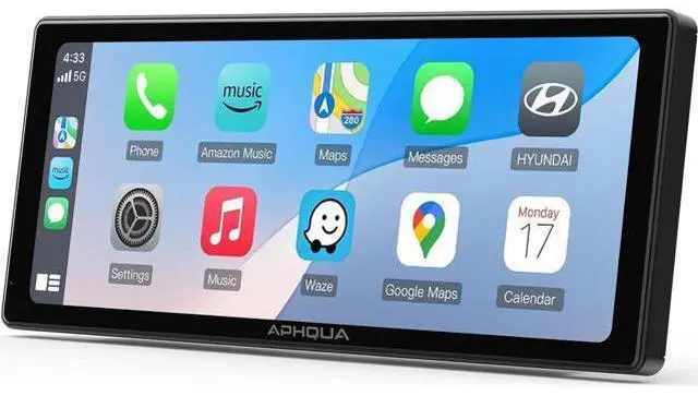 Main image of 10.26 Inch Wireless Apple CarPlay & Android Auto Screen with Backup Camera,Portable Touch Display with Bluetooth FM AUX USB,Voice Control Multimedia Stereo for 99% Car Truck SUV