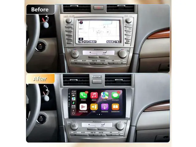 Alt view image 2 of 6 - 5G WiFi(6) Car Radio for Toyota Camry 2006-2011, Android13/Wireless CarPlay/Android Auto/Touch Screen/GPS Navigation/Bluetooth/FM/HD Backup Camera (2Ram+64Rom)