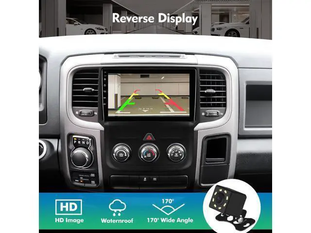 Alt view image 7 of 7 - 9 Inch IPS Touchscreen Android 13 Car Stereo for Dodge RAM 1500 2500 3500 2013-2018 with Wireless CarPlay & Android Auto 2+32GB Car Radio, Support WiFi6, Bluetooth 5.4, FM, Backup Camera (Manual AC)