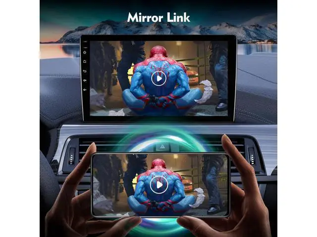 Alt view image 6 of 7 - 9 Inch IPS Touchscreen Android 13 Car Stereo for Dodge RAM 1500 2500 3500 2013-2018 with Wireless CarPlay & Android Auto 2+32GB Car Radio, Support WiFi6, Bluetooth 5.4, FM, Backup Camera (Manual AC)