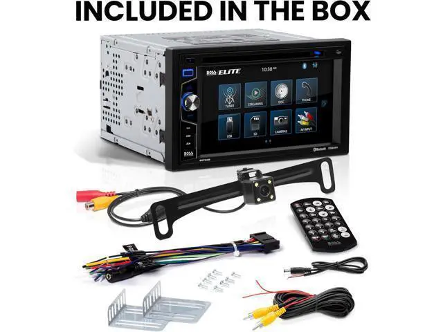 Alt view image 6 of 6 - BOSS Audio Systems Elite BV755BLC Car Stereo System - 6.2 Inch Double Din Touchscreen, Bluetooth Audio & Calling Head Unit, Radio Receiver, CD Player, USB, SD, Backup Camera, Hook Up To Amplifier