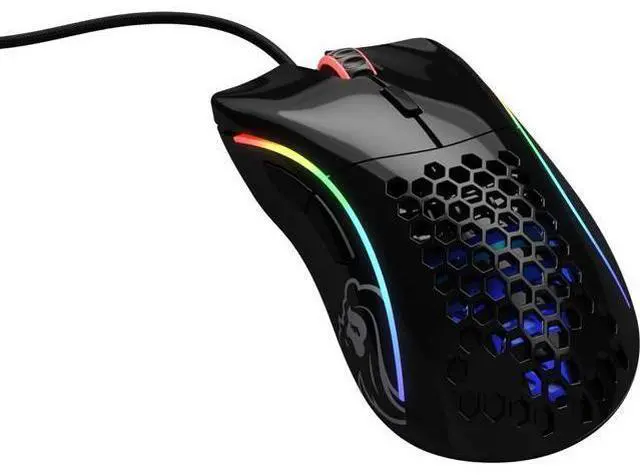 Main image of Glorious Gaming Mouse - Glorious Model D Honeycomb Mouse - Superlight RGB PC Mouse - 68 g - Glossy Black Wired Mouse