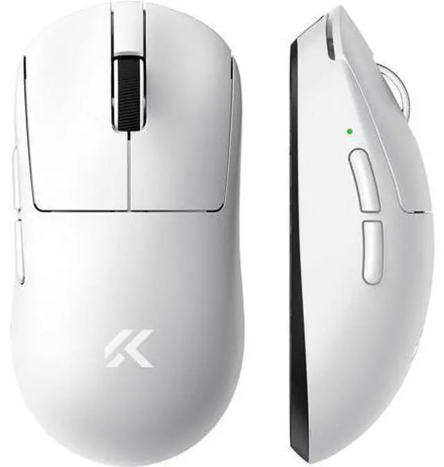 Main image of MCHOSE A7 V2 Ultra Wireless Gaming Mouse for Esports 59 g, PAW3950 TI, 42K DPI, TOPSPEED Dual 8K Polling Rate, 130 Hour Battery Life PC/Mac White