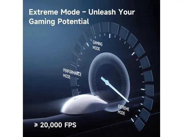 Alt view image 4 of 7 - MCHOSE A7 V2 Ultra Wireless Gaming Mouse for Esports 59 g, PAW3950 TI, 42K DPI, TOPSPEED Dual 8K Polling Rate, 130 Hour Battery Life PC/Mac White