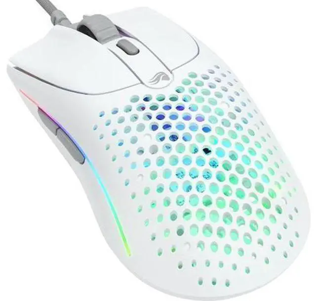 Main image of Glorious Gaming Model O 2 Wired Gaming Mouse - 59g Ultralight, FPS, 26,000 DPI, Motion Sync, 80M Click Rated Switches, 6 Programmable Buttons, Ambidextrous, RGB, PTFE Feet - White