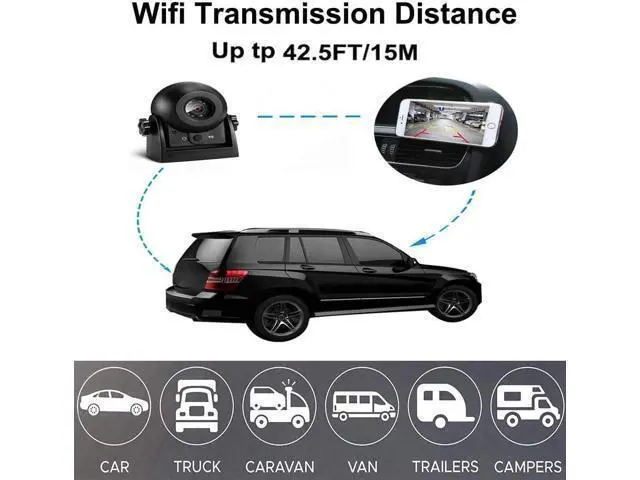 Alt view image 6 of 7 - Wireless Backup Camera,1080P HD Magnetic Rear View Camera for Truck/RV/Trailer, Works with CarPlay & Android Auto/inDash Screen, NoDrill Install, Rechargeable Battery, Night Vision, IP68