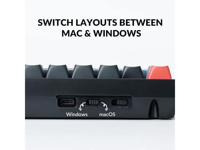 Alt view image 7 of 7 - Keychron K10 Pro Wireless Custom Mechanical Keyboard, QMK/VIA Programmable Bluetooth/Wired White Backlight, Hot-swappable Keychron K Pro Brown Switch - For Mac Windows Linux