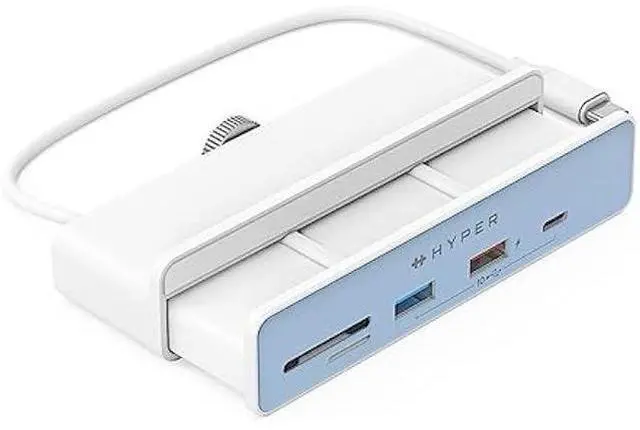 Main image of HyperDrive 6in1 USB Hub Adapter: HDMI 4K60Hz, USB-C 10Gbps, 2 USB-A 10Gbps, SD UHS-I, MicroSD UHS-I for iMac 2021 24 inch