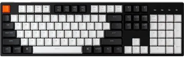 Main image of Keychron C2 Full Size Wired Mechanical Keyboard for Mac, Hot-swappable, Gateron G Pro Brown Switch, RGB Backlight, 104 Keys ABS keycaps Gaming Keyboard for Windows, USB-C Type-C Braid Cable
