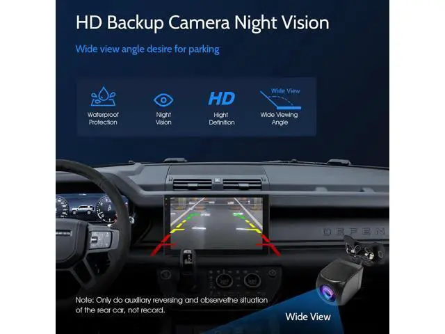 Alt view image 6 of 7 - 7" Car Stereo Double Din Wireless Apple Carplay Radio Screen for Car Audio Receivers, Bluetooth 5.0 Car Play Android Auto Touchscreen, Channel RCA, Backup Camera, SWC, FM/AM|Car Audio Receivers