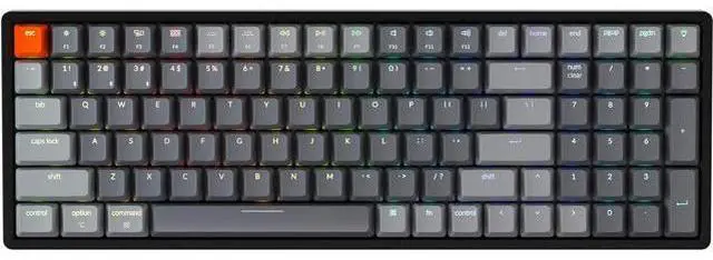 Main image of Keychron K4 RGB Hot Swappable Mechanical Keyboard, 96% Layout Bluetooth Wireless/USB Wired Computer Keyboard with Gateron G Pro Red Switch Aluminum Frame for Mac Windows-Version 2