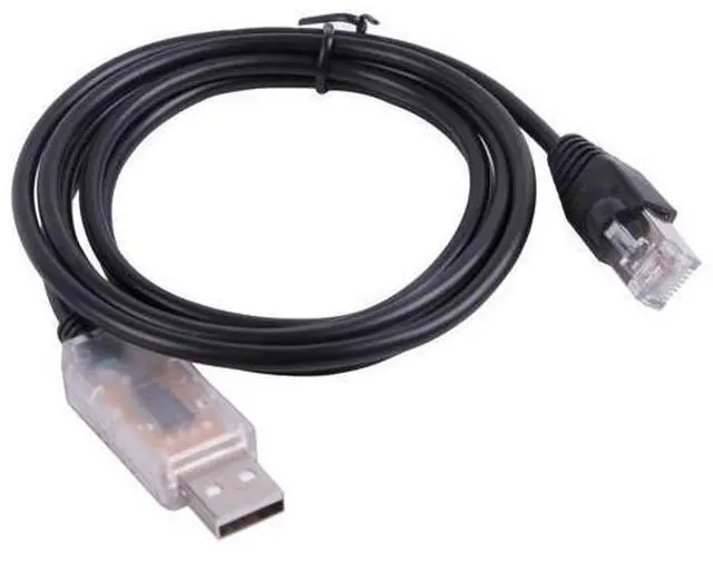 Main image of USB RS485 Servo Motor Console Cable for Estun Pronet (6FT, Transparent USB Housing(with 2 led Showing))