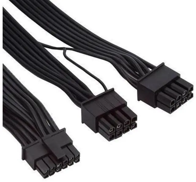 Main image of 12VHPWR ATX3.0 PCI-E 5.0 Power Modular Cable to Dual ATX 8Pin for 3080 3090TI PSU 16Pin 12+4P Graphics Card