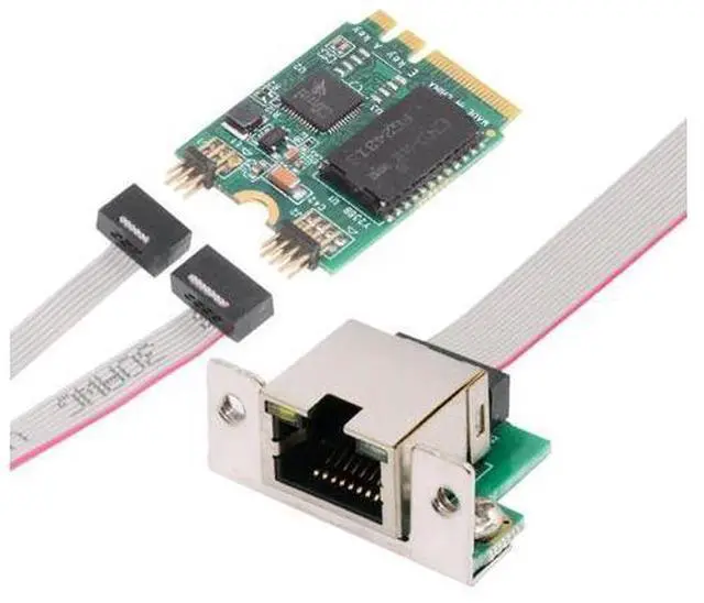 Main image of 2.5Gbps 2500Mbps to 2230 A+E-Key GBE Gigabit 1000Mbps Ethernet Network LAN Cable Adapter for Desktop Motherboard