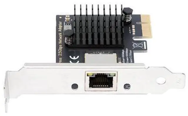 Main image of 2.5Gbps 2500Mbps to PCI-E PCI Express 1x GBE Gigabit 1000Mbps Ethernet Network LAN Cable Adapter for Desktop Motherboard