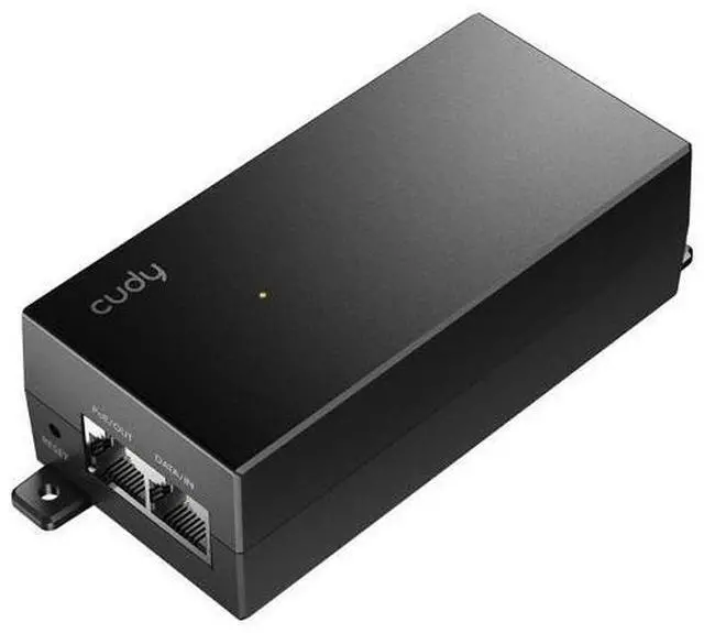 Main image of 30W Gigabit PoE+ Injector Adapter 1000Mbps Wall-Mounted 802.3at POE200 | 328ft Range, IEEE 802.3af, 100-240V AC Input, Auto-Sensing Dual RJ45 Ports, Plug & Play, IP Camera, VoIP Phone, Wireless AP