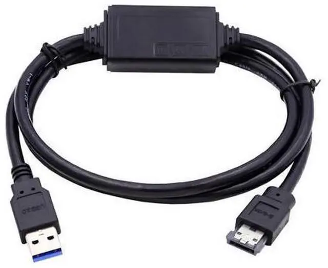 Main image of USB 3.0 Type-A 5Gbps to Power Over eSATA DC5V Adapter USB2.0 to HDD/SSD/ODD eSATAp Converter (Length=100cm)