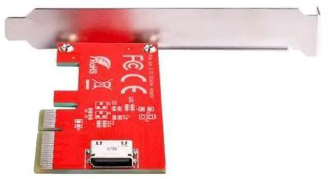 Main image of PCI-E 3.0 Express 4.0 x4 to Oculink Internal SFF-8612 SFF-8611 Host Adapter for PCIe SSD with Bracket