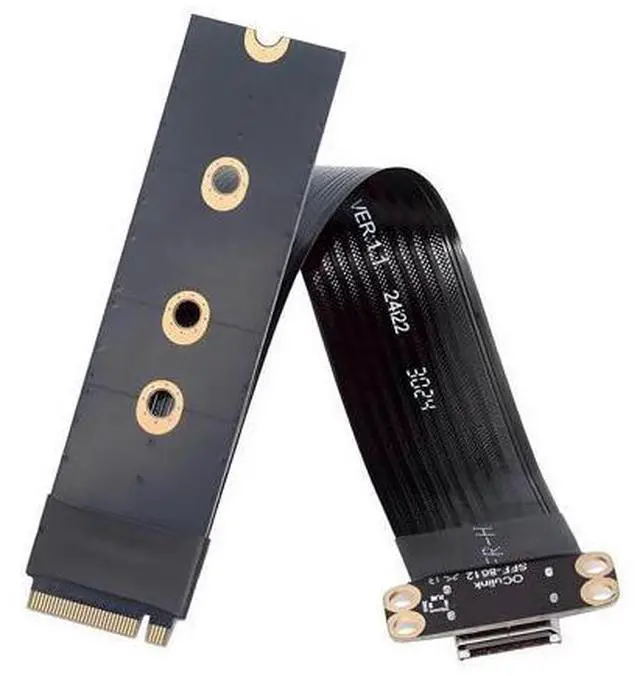 Main image of PCI-E4.0 M.2 M-Key 2280 NGFF to Oculink SFF-8612 SFF-8611 Host Cable for NVME U.2 SSD eGPU 15cm
